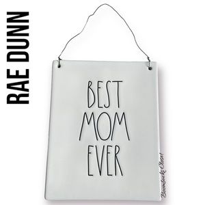 Rae Dunn Best Mom Ever Wall Plaque, Wall Decor. Mother’s Day, Mother’s B…